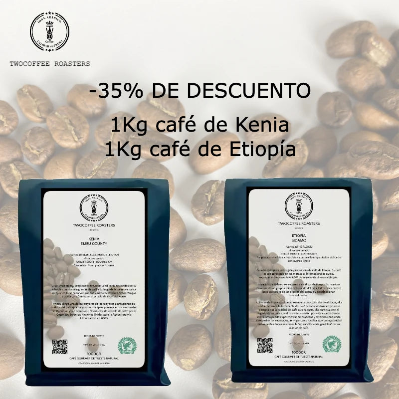 1KG KENIA + 1KG ETIOPÍA